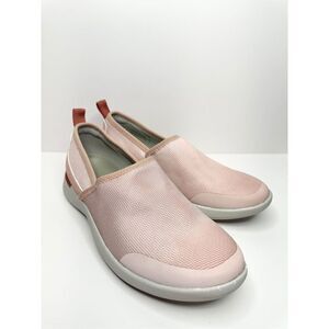 Rockport Truflex Fly Washable Knit‎ Slip-on Shoes Pink Size 7 Ortholite Insoles